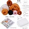 Needle Felting Kit, 2 PCS Dolls Needle Felting Starter Kit with Instructions, Felting Pad, Felting Wool, Felting Needles, Keychain and Split Ring etc